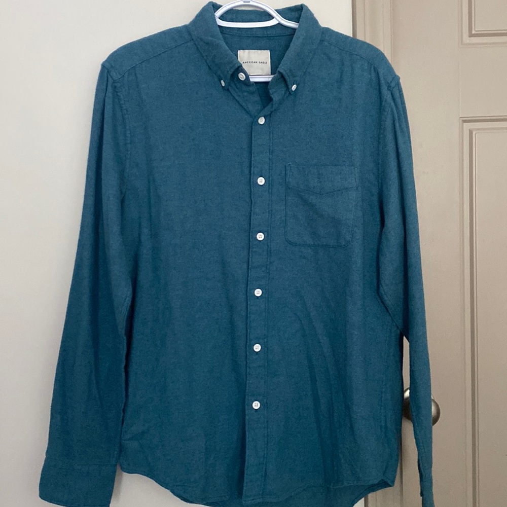 AEO Flannel Button Down